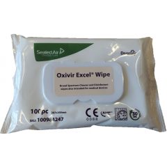   Oxivir Excel Wipe felülettisztító-fertőtlenítő nedves törlőkendő, visszazárható csomagolásban 100 db