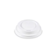 Papírpohár tető ívólyukkal, 300 ml, fehér, 100 db
