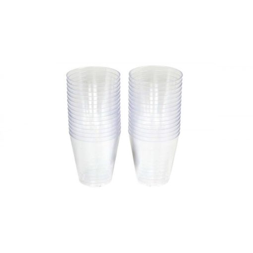 Műanyag pálinkás pohár 2-4 cl - 50 db/csomag