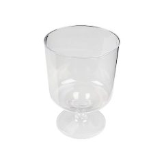 Műanyag party pohár 20-40 ml víztiszta talpas pálinkás