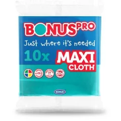   Bonus Pro Maxi általános törlőkendő zöld, 10 db/cs, 38x40 cm