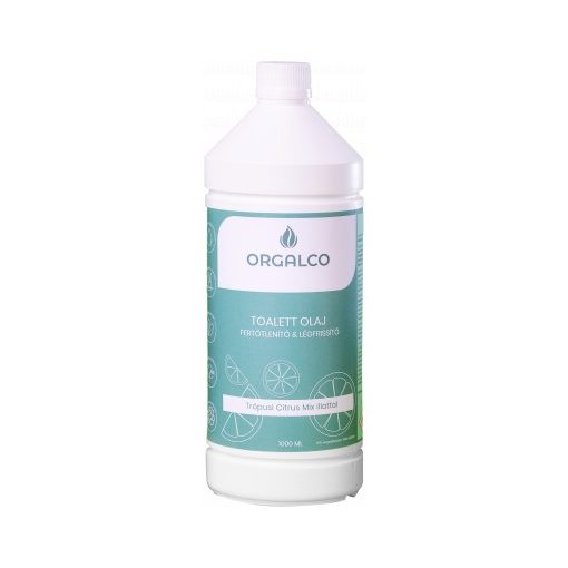 Orgalco WC olaj, Trópusi Citrus Mix illat, fertőtlenítő hatás