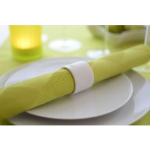 Duni textilhatású szalvéta Elegance Crystal kiwi