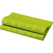 Duni textilhatású szalvéta Elegance Lily kiwi