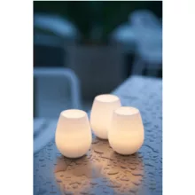 Duni Led Tropical fehér, 6 db