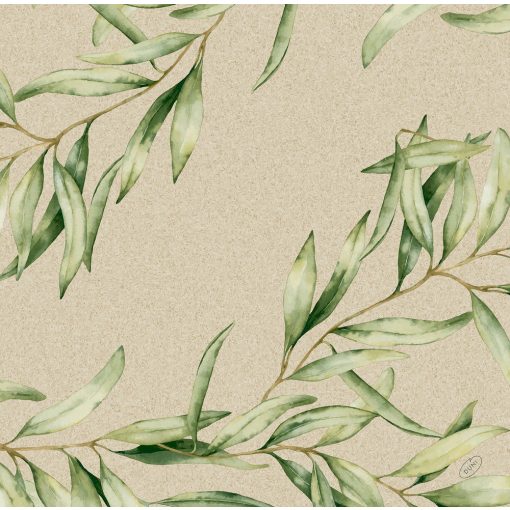 Dunisoft textilhatású szalvéta Foliage, 60db/ csomag