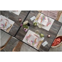 DuniSoft textilhatású szalvéta Floret 60 db/cs