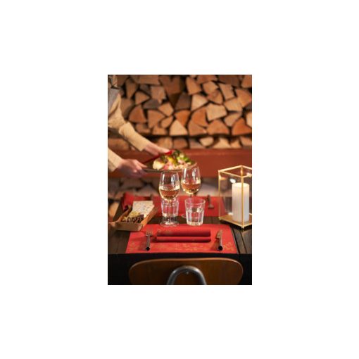 DuniSoft textilhatású szalvéta Graceful Holiday, 60 db/cs.