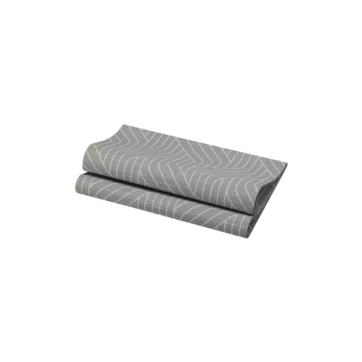 DuniSoft textilhatású szalvéta Woven granite Grey, 60 db/cs.