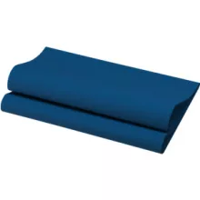 Dunisoft BIO textilhatású szalvéta Sötétkék 60 db/csomag