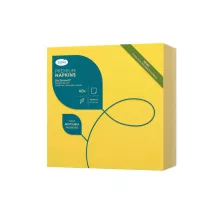 DuniSoft BIO textilhatású szalvéta Sárga, 60 db/cs.