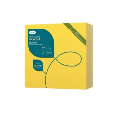 DuniSoft BIO textilhatású szalvéta Sárga, 60 db/cs.