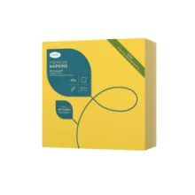 DuniSoft BIO textilhatású szalvéta Sárga, 60 db/cs.