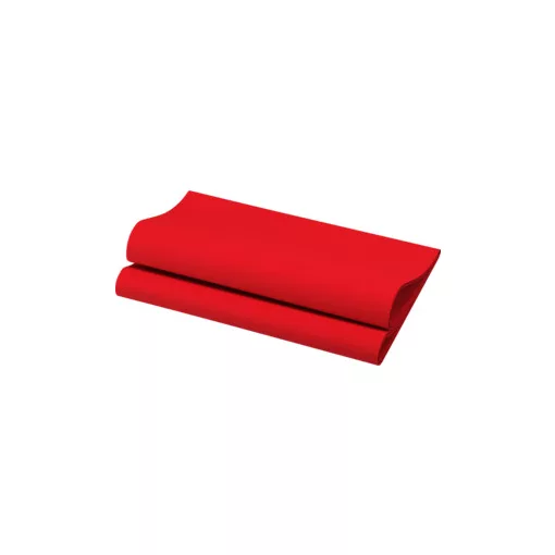 Dunisoft BIO textilhatású szalvéta piros 60db/csomag