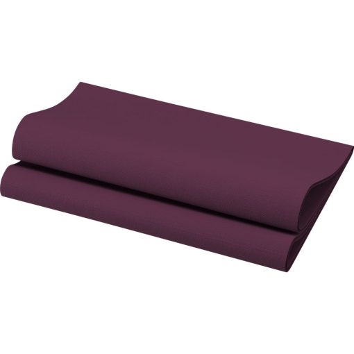 DuniSoft textilhatású szalvéta Plum 60 db/cs.