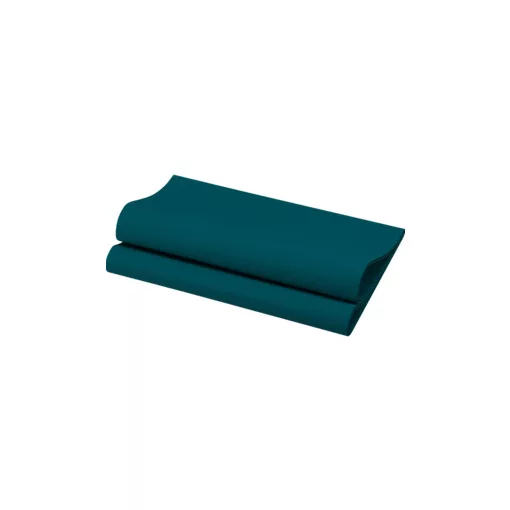 Dunisoft BIO textilhatású szalvéta Kékeszöld 60 db/csomag