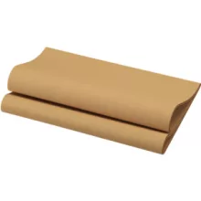 DuniSoft BIO textilhatású szalvéta ECO barna, 60 db/cs.