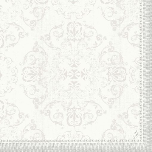 Dunilin szalvéta textilhatású Opulent White 45 db/cs