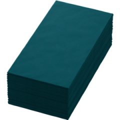   Dunisoft Bio textilhatású szalvéta 1/8, kékeszöld, 60 db