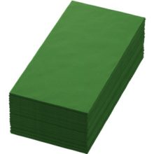 Dunisoft 1/8 textilhatású szalvéta Leaf Green, 60 db, 40*40