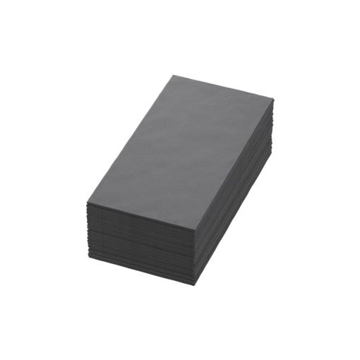 Dunisoft textilhatású 1/8 szalvéta, Granite Grey, 60 db, 40*40
