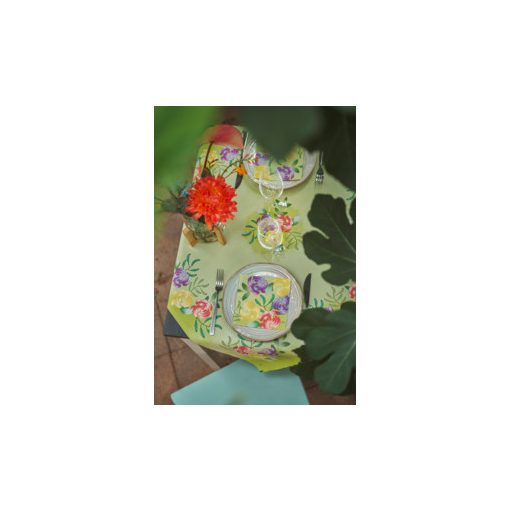 Dunisoft textilhatású szalvéta Soft  Tropics, 60 db, 40*40