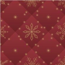 DuniSoft BIO textilhatású szalvéta Rhombus bordeau, 60 db/cs.