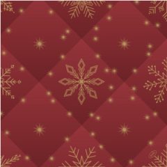   DuniSoft BIO textilhatású szalvéta Rhombus bordeau, 60 db/cs.