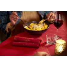 DuniSoft BIO textilhatású szalvéta Rhombus bordeau, 60 db/cs.