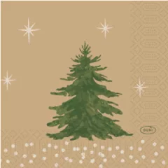 Duni szalvéta 3 rétegű 24x24 Humble Trees 50 db/cs