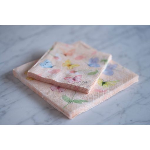 Duni szalvéta 3 rétegű 24x24 Sweet Pech 20 db/cs