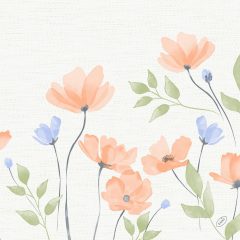 DuniSoft BIO textilhatású szalvéta Bunny Bloom, 60 db/cs.