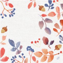   DuniSoft BIO textilhatású szalvéta Őszi szinek, 60 db/cs.