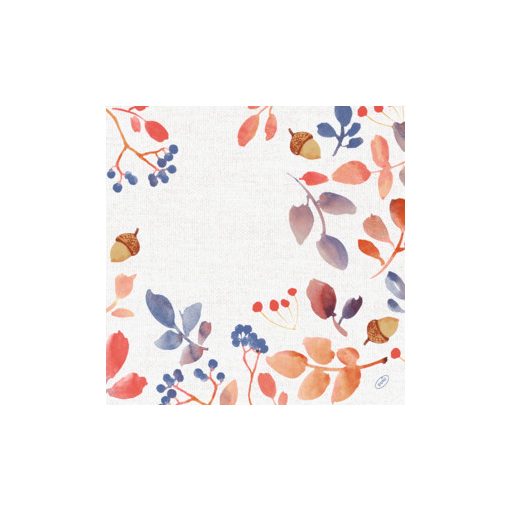 DuniSoft BIO textilhatású szalvéta Őszi szinek, 60 db/cs.