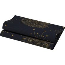 Dunisoft Bio textil szalvéta Sparkly Black, 60 db