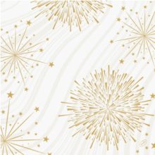 Dunisoft Bio textil szalvéta Sparkly white, 60 db