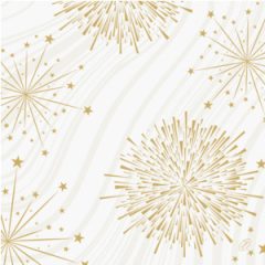 Dunisoft Bio textil szalvéta Sparkly white, 60 db