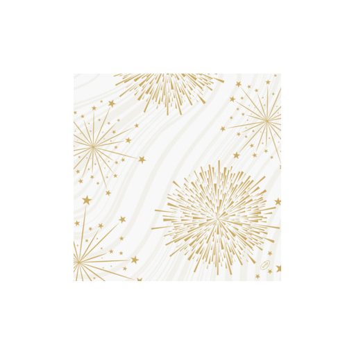 Dunisoft Bio textil szalvéta Sparkly white, 60 db