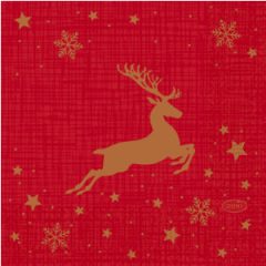 Duni papírszalvéta 24*24, Shinner Trees