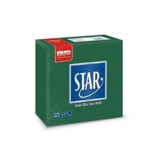 Fato Star szalvéta sötétzöld 40 db/cs