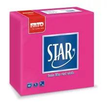 Fato Star szalvéta fukszia 40 db/cs