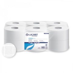 Lucart Strong Mini 19J toalettpapír  (12x130 m) 2 r.fehér