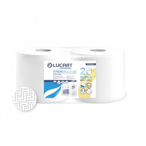 Lucart Strong Multi-Use ip.törlő tekercs, 2 r. fehér, 175 m, 760 lap/tek