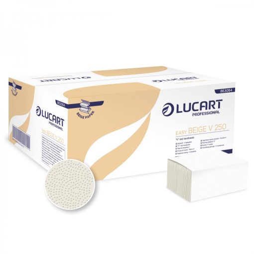 Lucart Easy Beige V250 hajtogatott kéztörlő