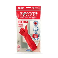 Bonus gumikesztyű extra hosszú 38 cm, M méret