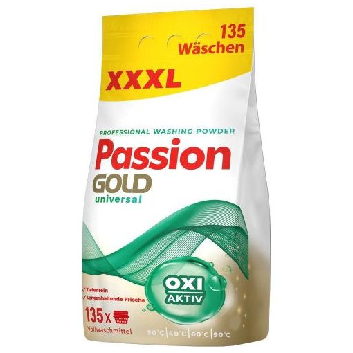 Passion Gold Universal mosópor fehér/színes 135 mosás