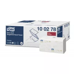 Tork Extra Soft Singlefold kéztörlő, 15 csomag/#