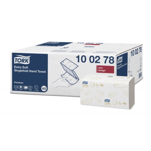Tork Extra Soft Singlefold kéztörlő, 15 csomag/#