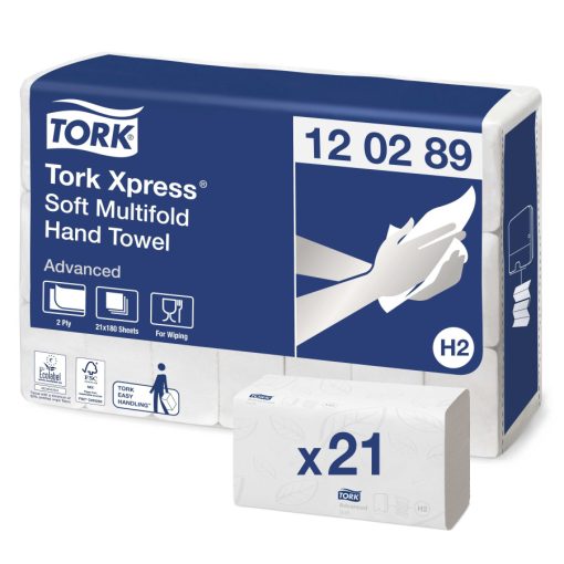 Tork Xpress Soft Multifold kéztörlő 21 csomag/#