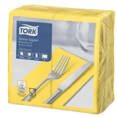Tork Dinner szalvéta sárga,1/8, 2r.